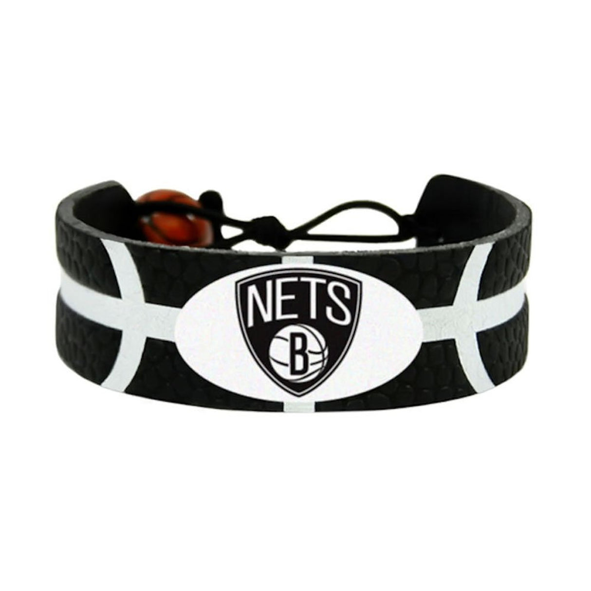 Gamewear Brooklyn Nets Team Color Basketball Bracelet Fan Gear NBA Brooklyn Nets