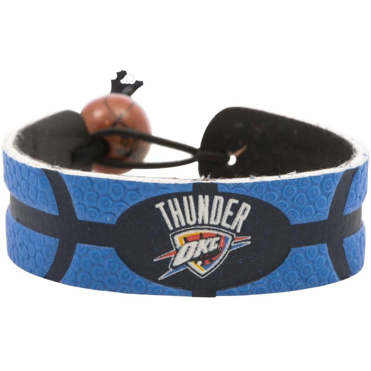 Gamewear Oklahoma City Thunder Team Color Basketball Bracelet Fan Gear NBA Oklahoma City Thunder