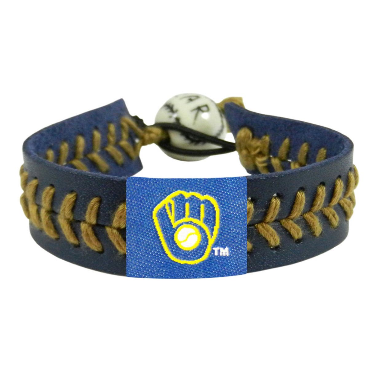 Gamewear Milwaukee Brewers Team Color Baseball Bracelet Fan Gear MLB Milwaukee Brewers