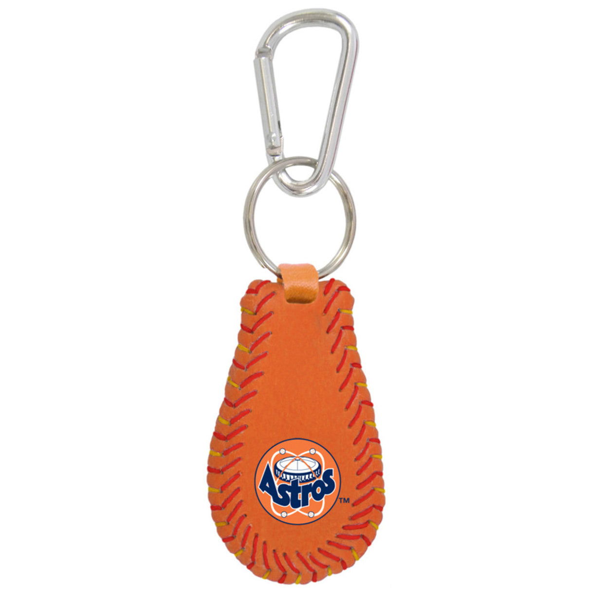 Gamewear Houston Astros Team Color Retro 80's Logo Baseball Keychain Fan Gear MLB Houston Astros