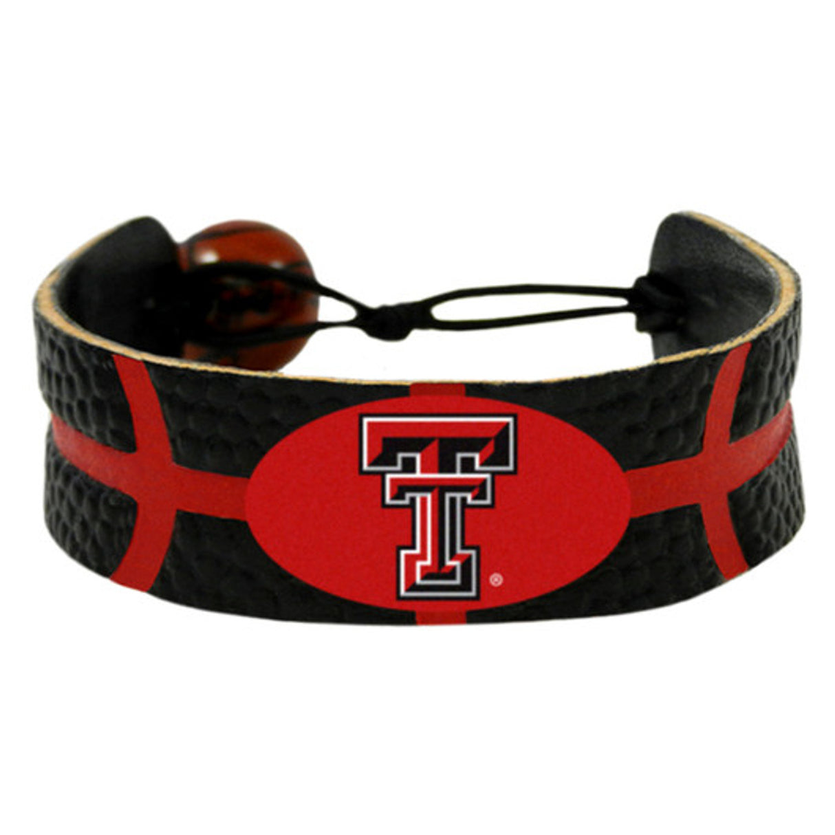 Gamewear Texas Tech Red Raiders Team Color Basketball Bracelet Fan Gear NCAA Texas Tech Red Raiders