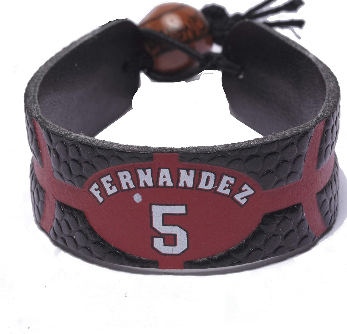 Gamewear Portland Trail Blazers Rudy Fernandez Team Color Basketball Bracelet Fan Gear NBA Portland Trail Blazers