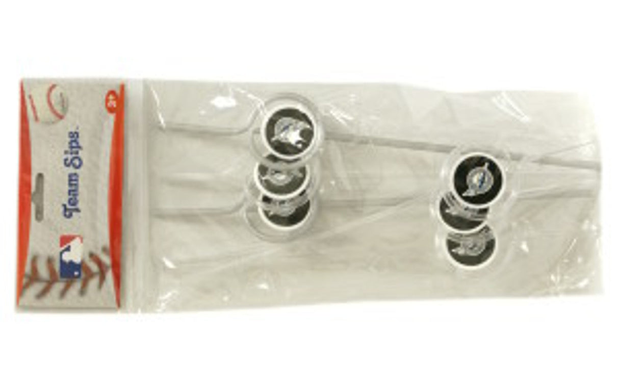 Pangea Brands Florida Marlins Team Sipper Straws Fan Gear MLB Miami Marlins