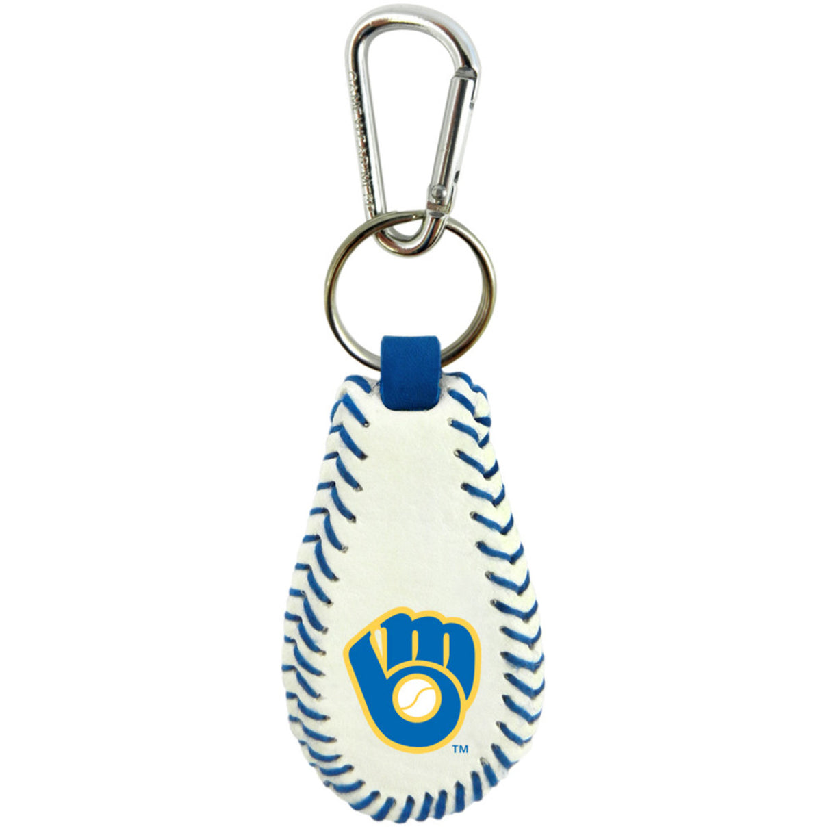 Gamewear Milwaukee Brewers Retro Baseball Keychain Fan Gear MLB Milwaukee Brewers