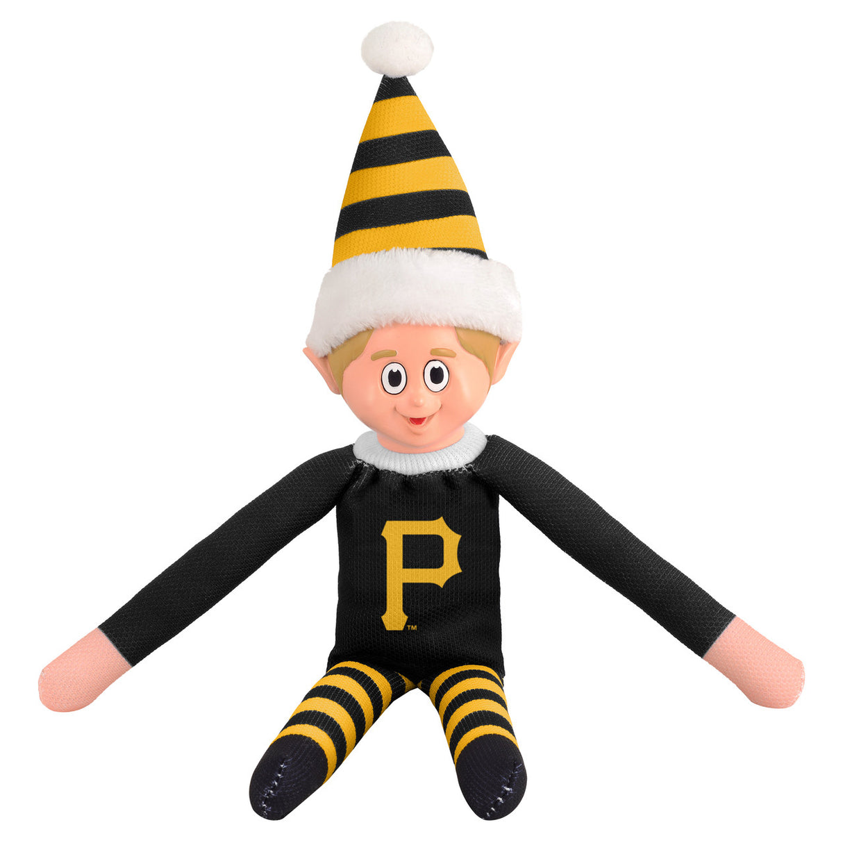 Forever Collectibles Pittsburgh Pirates Plush Elf Fan Gear MLB Pittsburgh Pirates