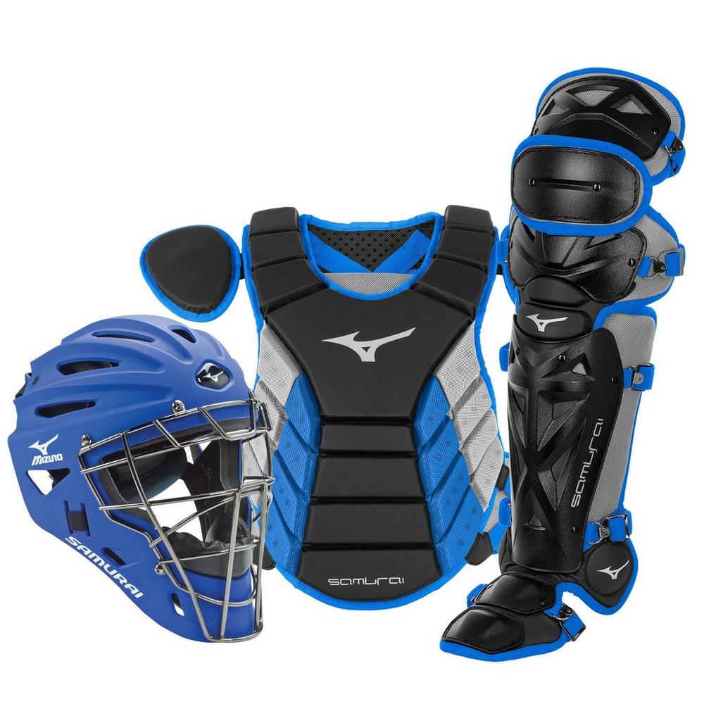 Mizuno Samurai Adult 16" Baseball Boxed Catcher's Gear Set Baseball Catcher's Protective Equipment All