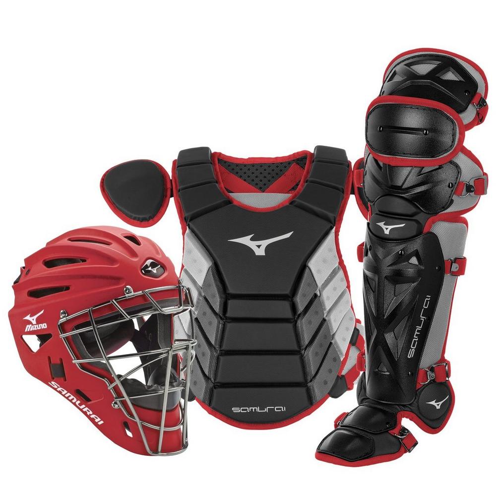 Mizuno Samurai Youth 14" Baseball Boxed Catcher's Gear Set Baseball Catcher's Protective Equipment All