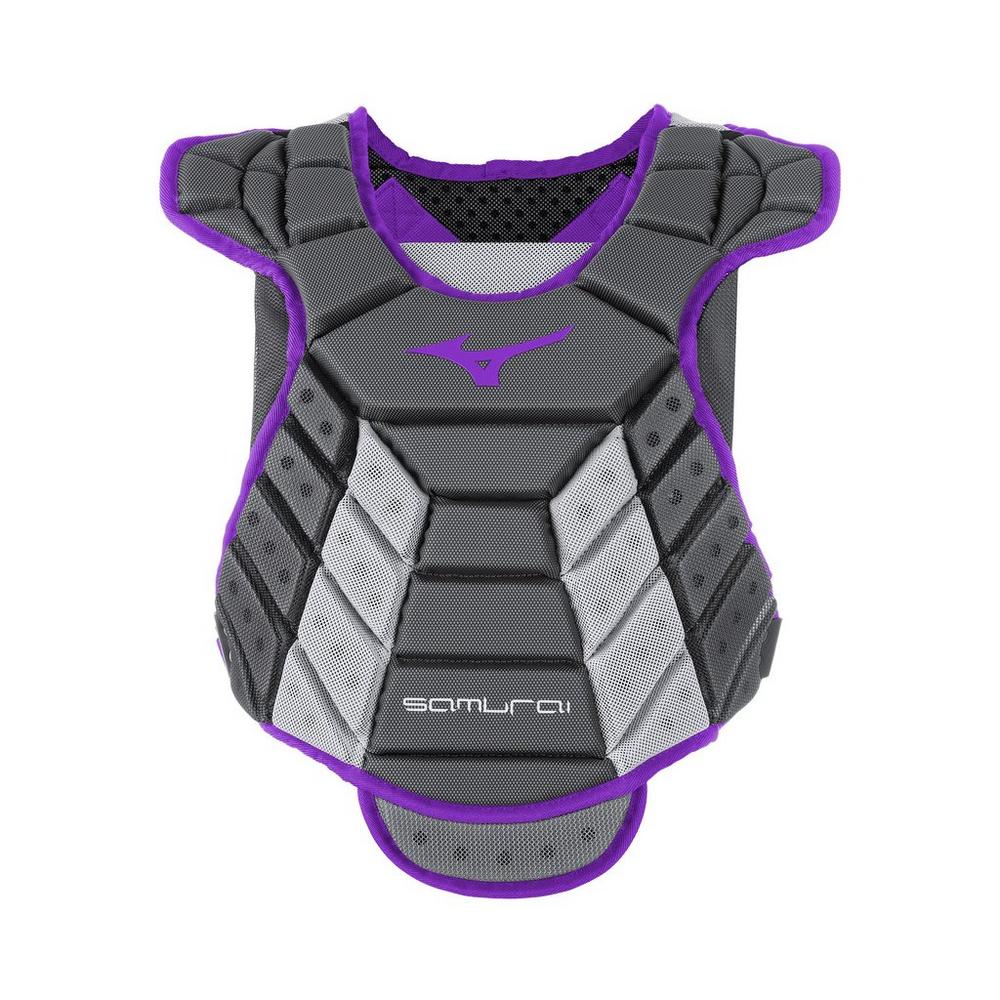 Mizuno Samurai Women's Fastpitch Softball Chest Protector 14'' Softball Catcher's Protective Equipment All