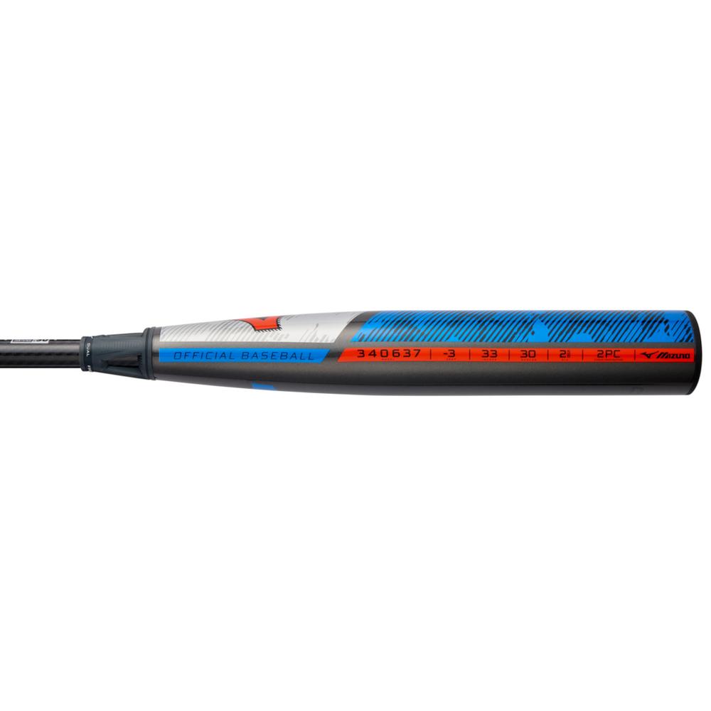 Mizuno PWR CRBN -3 BBCOR Baseball Bat Baseball Bats All