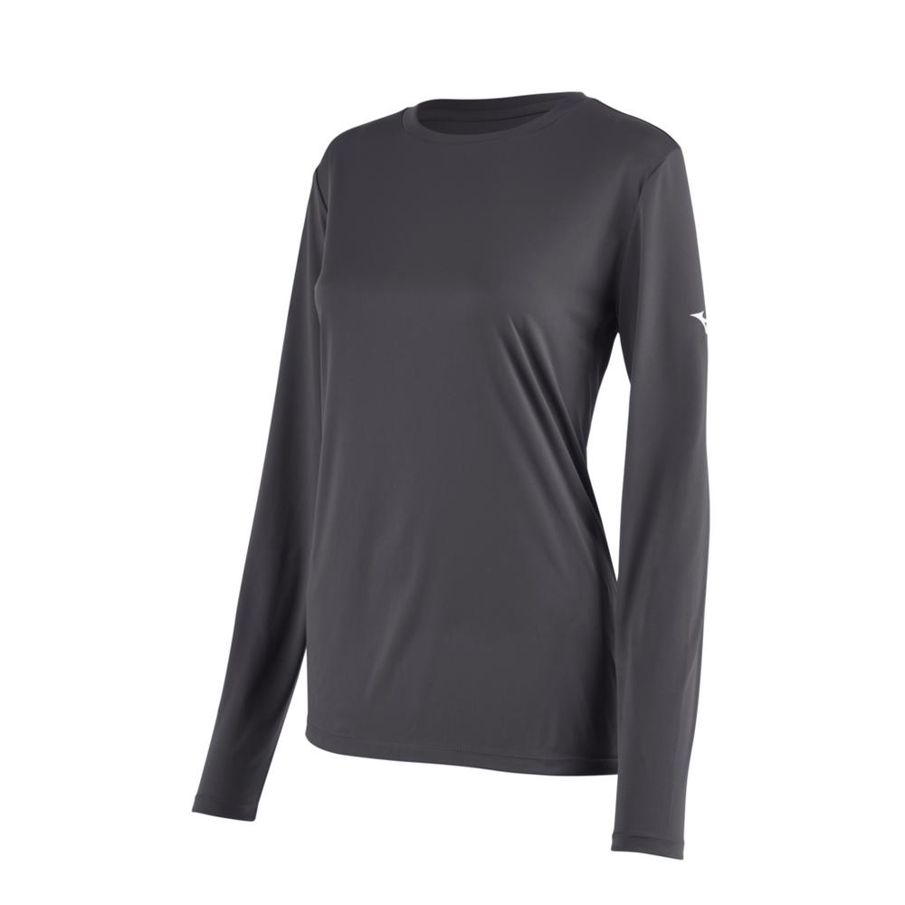 Women's Mizuno Long Sleeve Tee Womens Apparel Shirts & Tops