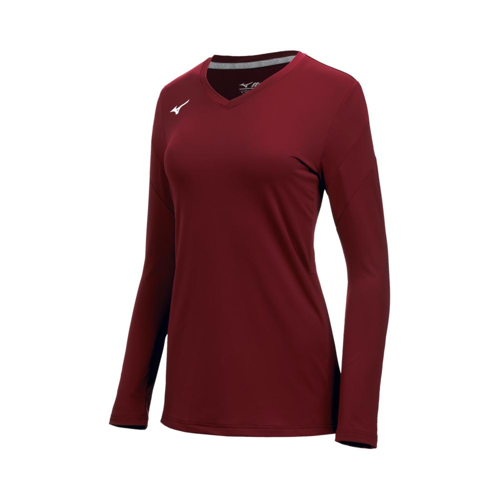 Mizuno Women's Balboa 6 Long Sleeve Volleyball Jersey Volleyball Apparel All