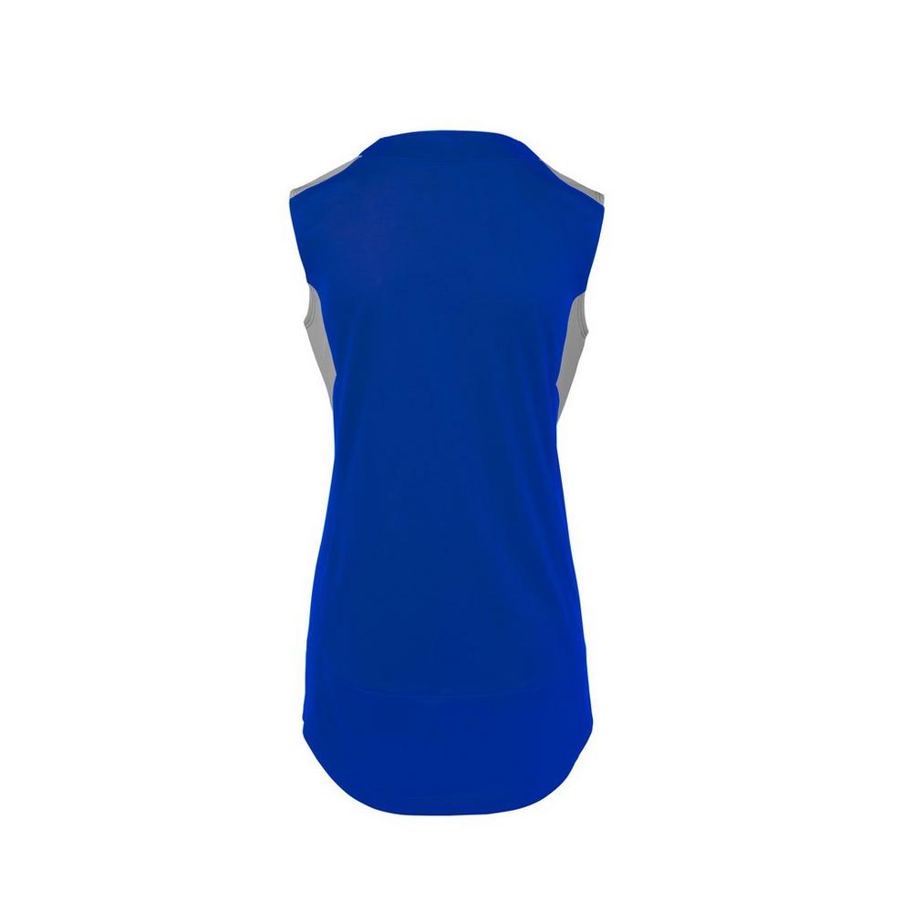 Mizuno Aerolite 2-Button Sleeveless Softball Jersey-2