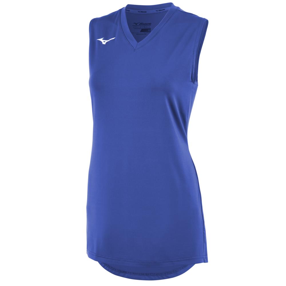 Mizuno Women's Sleeveless V-Neck Volleyball Jersey Volleyball Apparel All