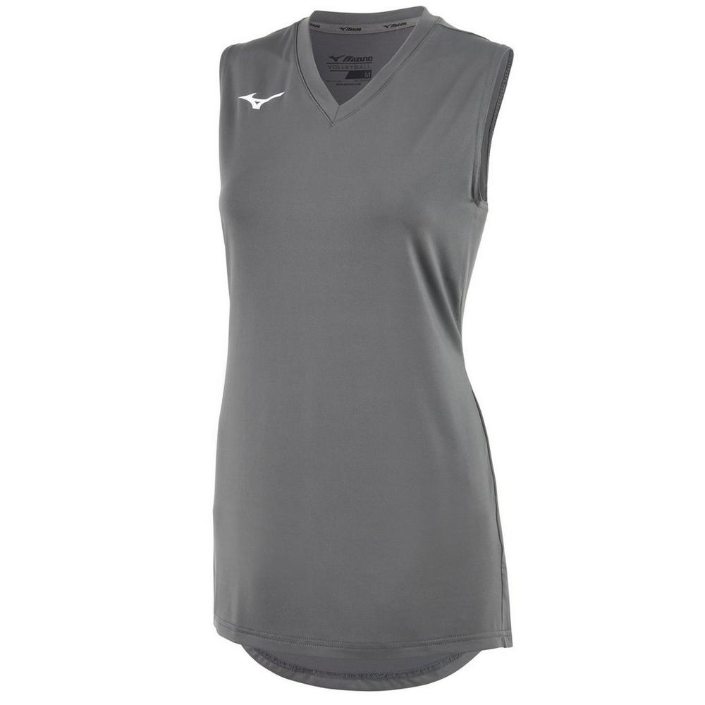 Mizuno Women's Sleeveless V-Neck Volleyball Jersey Volleyball Apparel All