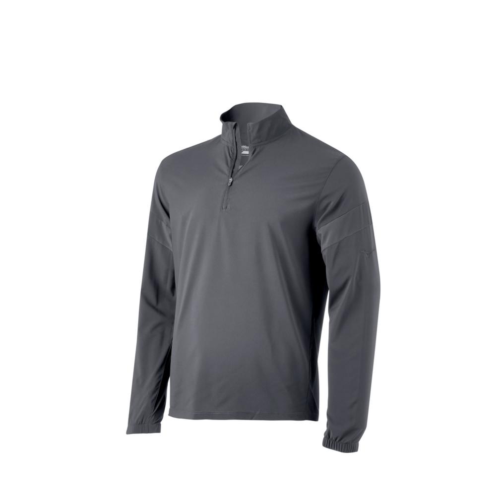 Mizuno Men's Long Sleeve Hitting Jacket Baseball Cage Jackets All
