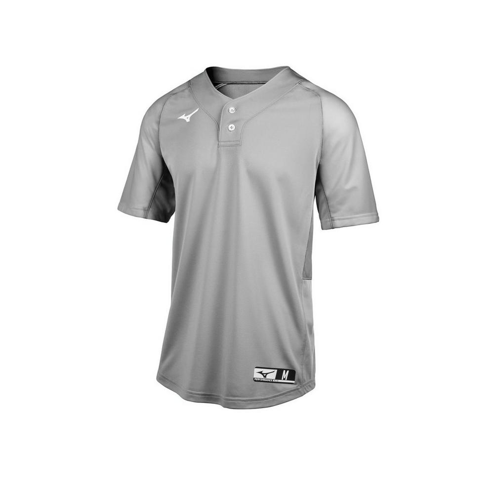 Mizuno Youth Aerolite 2-Button Baseball Jersey Baseball Jerseys Youth