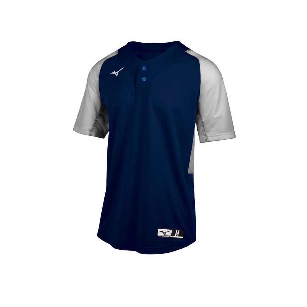 Mizuno Youth Aerolite 2-Button Baseball Jersey Baseball Jerseys Youth