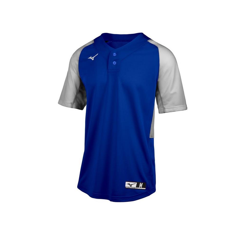 Mizuno Youth Aerolite 2-Button Baseball Jersey Baseball Jerseys Youth