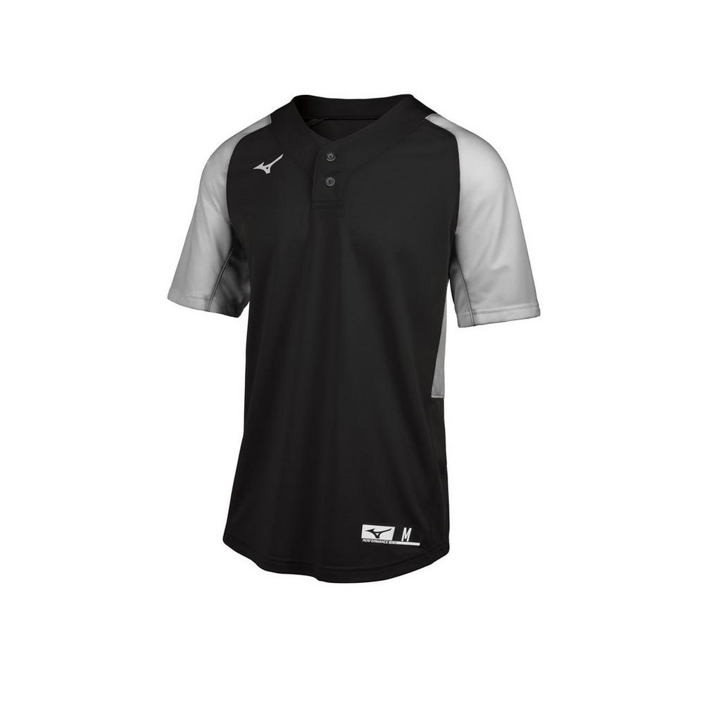 Mizuno Youth Aerolite 2-Button Baseball Jersey Baseball Jerseys Youth