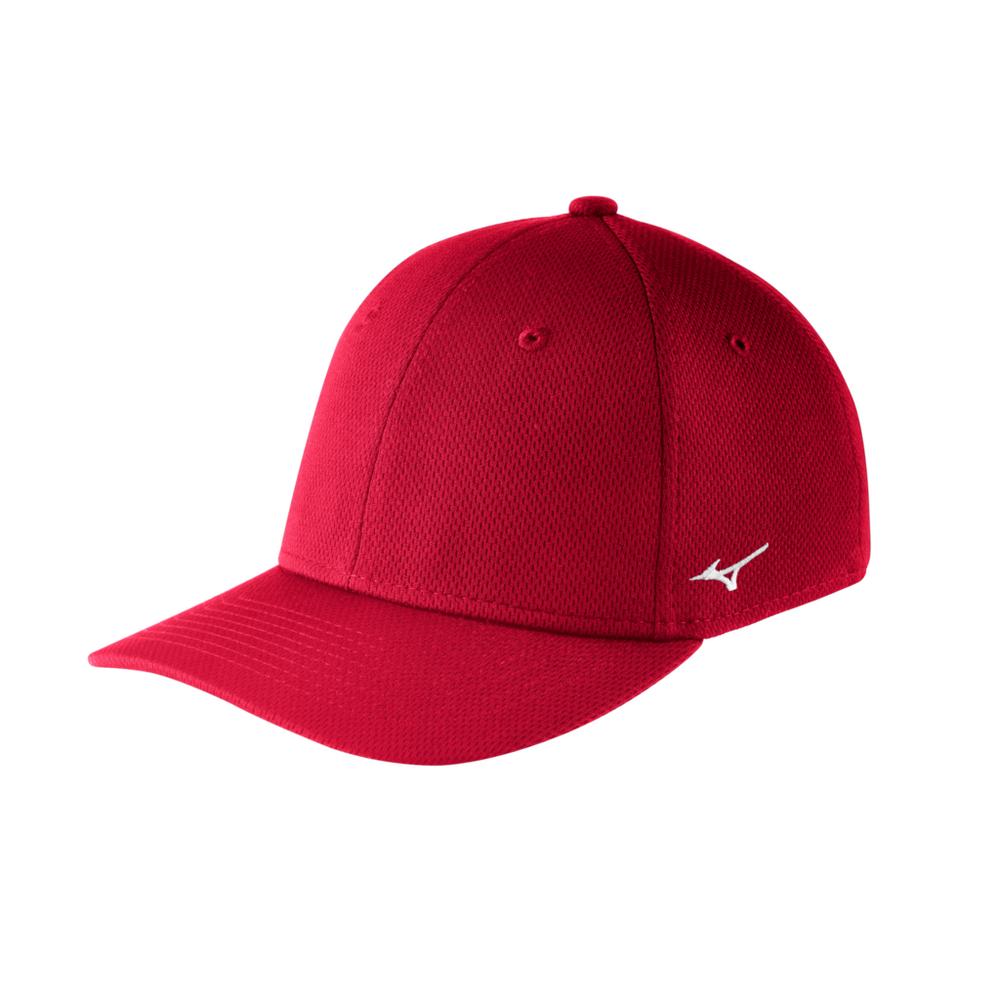 Mizuno Stretch Fitted Team Hat Unisex Accessories Hats & Caps