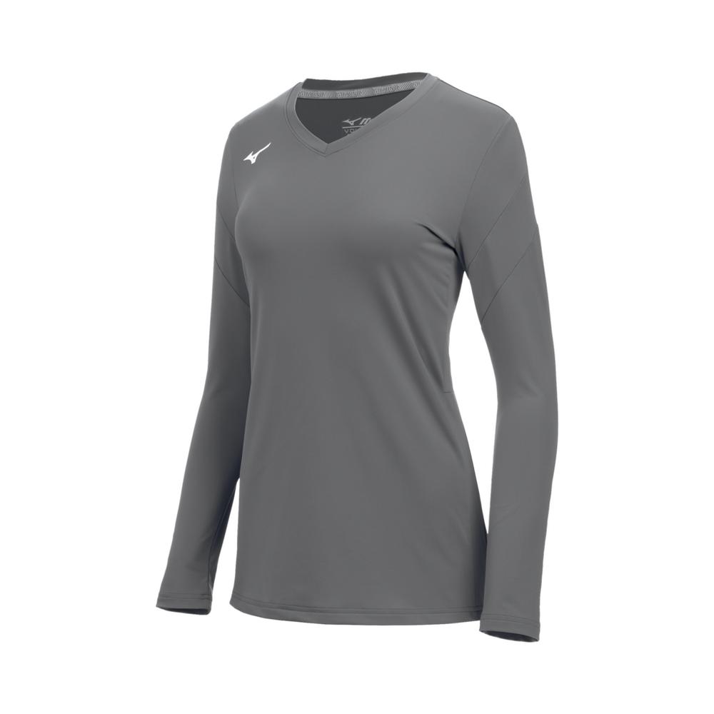 Mizuno Youth Balboa 6 Long Sleeve Volleyball Jersey Volleyball Apparel All