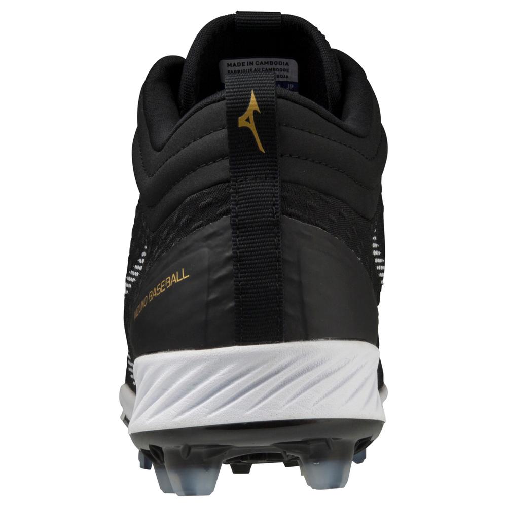 Mizuno Dominant 4 Mid TPU Men's Molded Baseball Cleat Baseball Footwear Adult