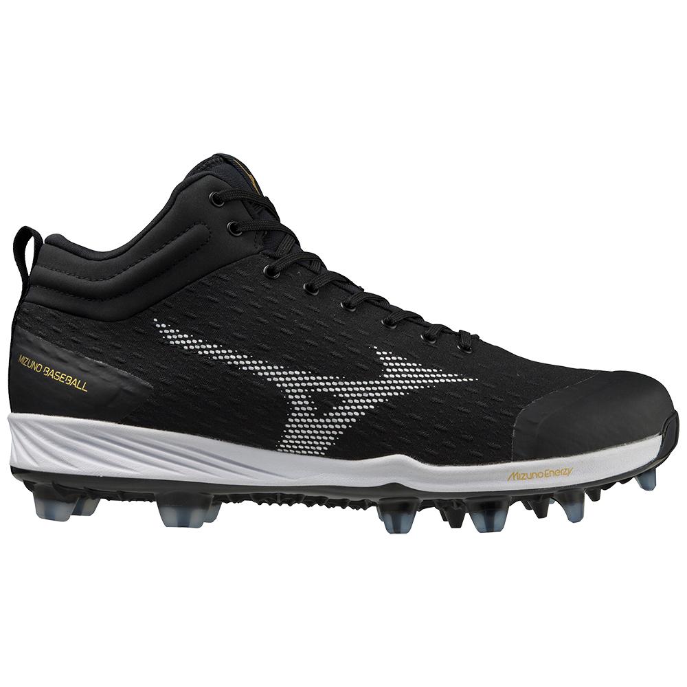 Mizuno Dominant 4 Mid TPU Men's Molded Baseball Cleat Baseball Footwear Adult