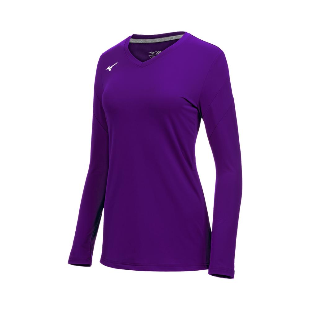 Mizuno Youth Balboa 6 Long Sleeve Volleyball Jersey Volleyball Apparel All