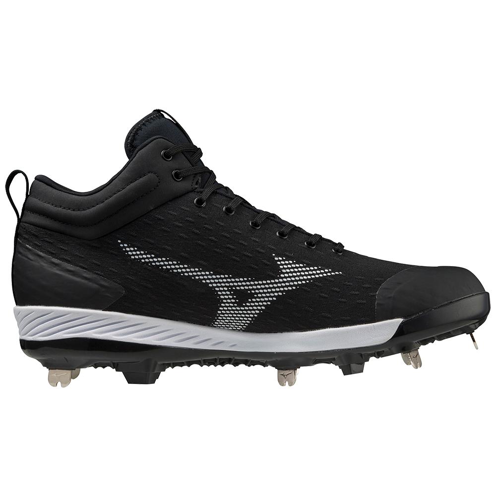 Mizuno Dominant 4 Mid Men's Metal Baseball Cleat Baseball Footwear Adult