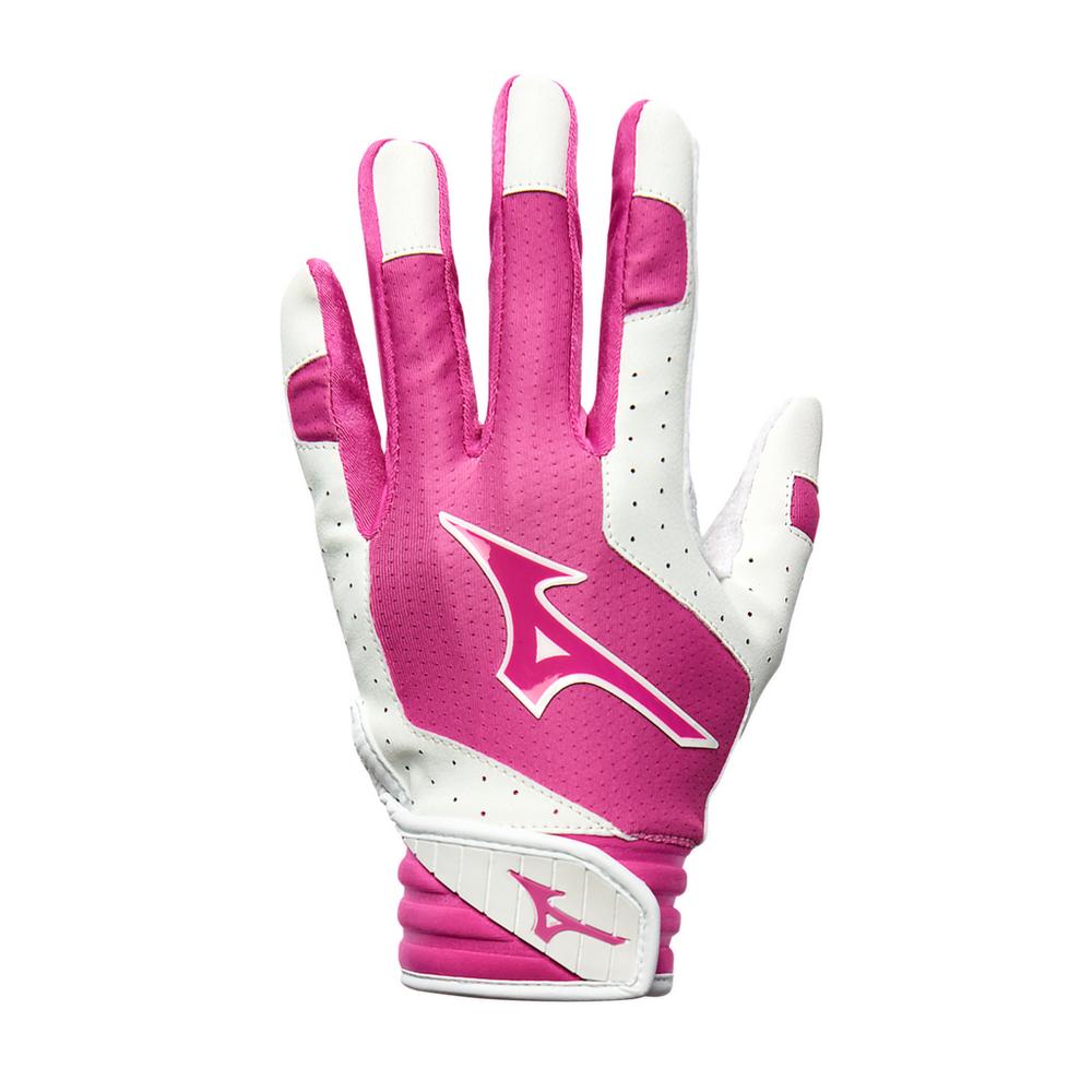 Mizuno Finch Youth Softball Padded Batting Glove Softball Batting Gloves All