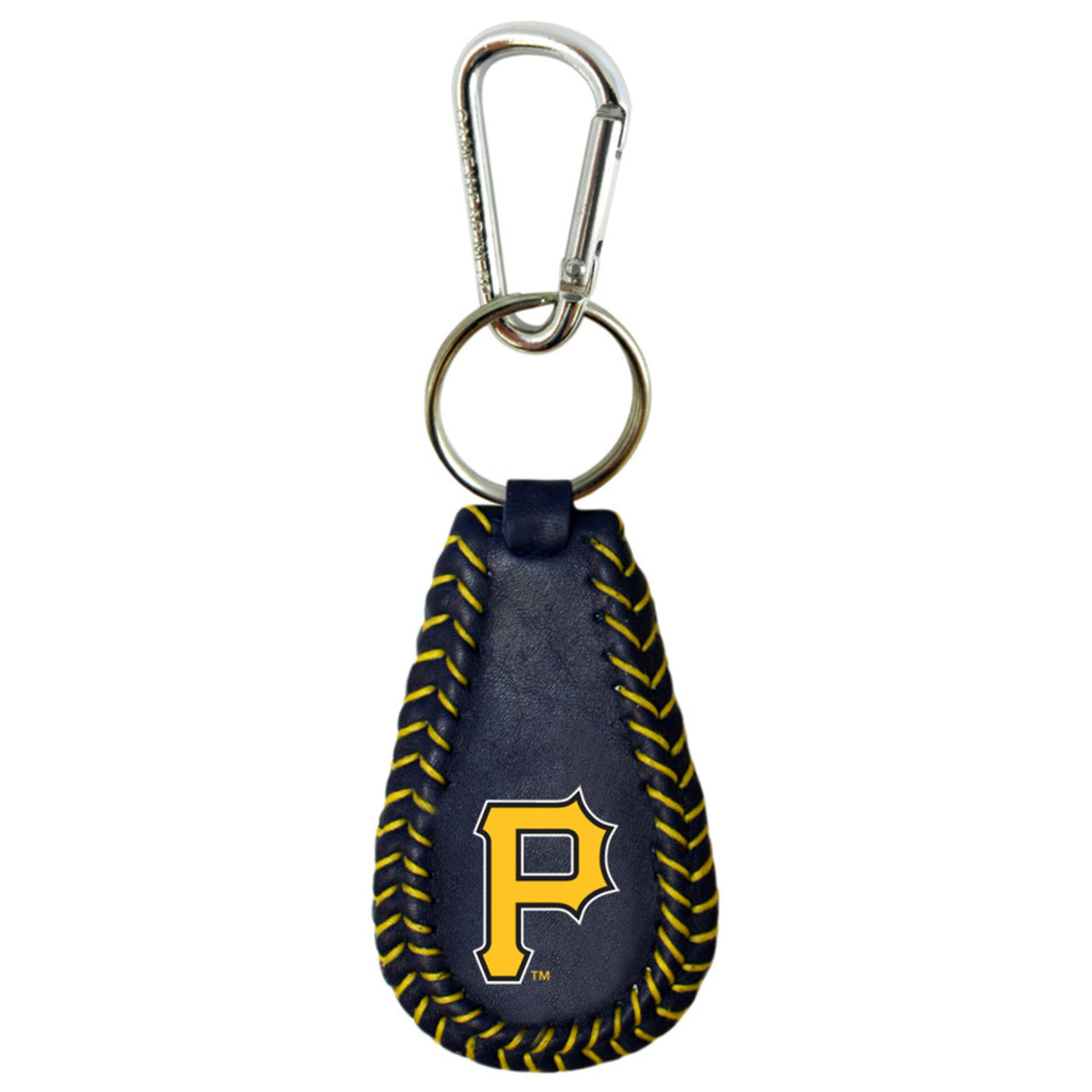 Gamewear Pittsburgh Pirates Team Color Baseball Keychain Fan Gear MLB Pittsburgh Pirates