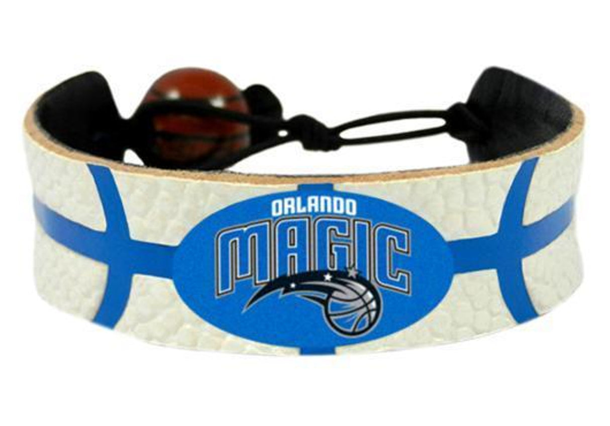 Gamewear Orlando Magic White Team Color Basketball Bracelet Fan Gear NBA Orlando Magic