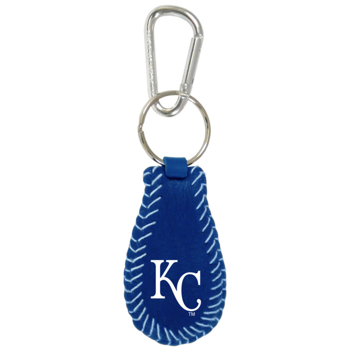 Gamewear Kansas City Royals Team Color Baseball Keychain Fan Gear MLB Kansas City Royals
