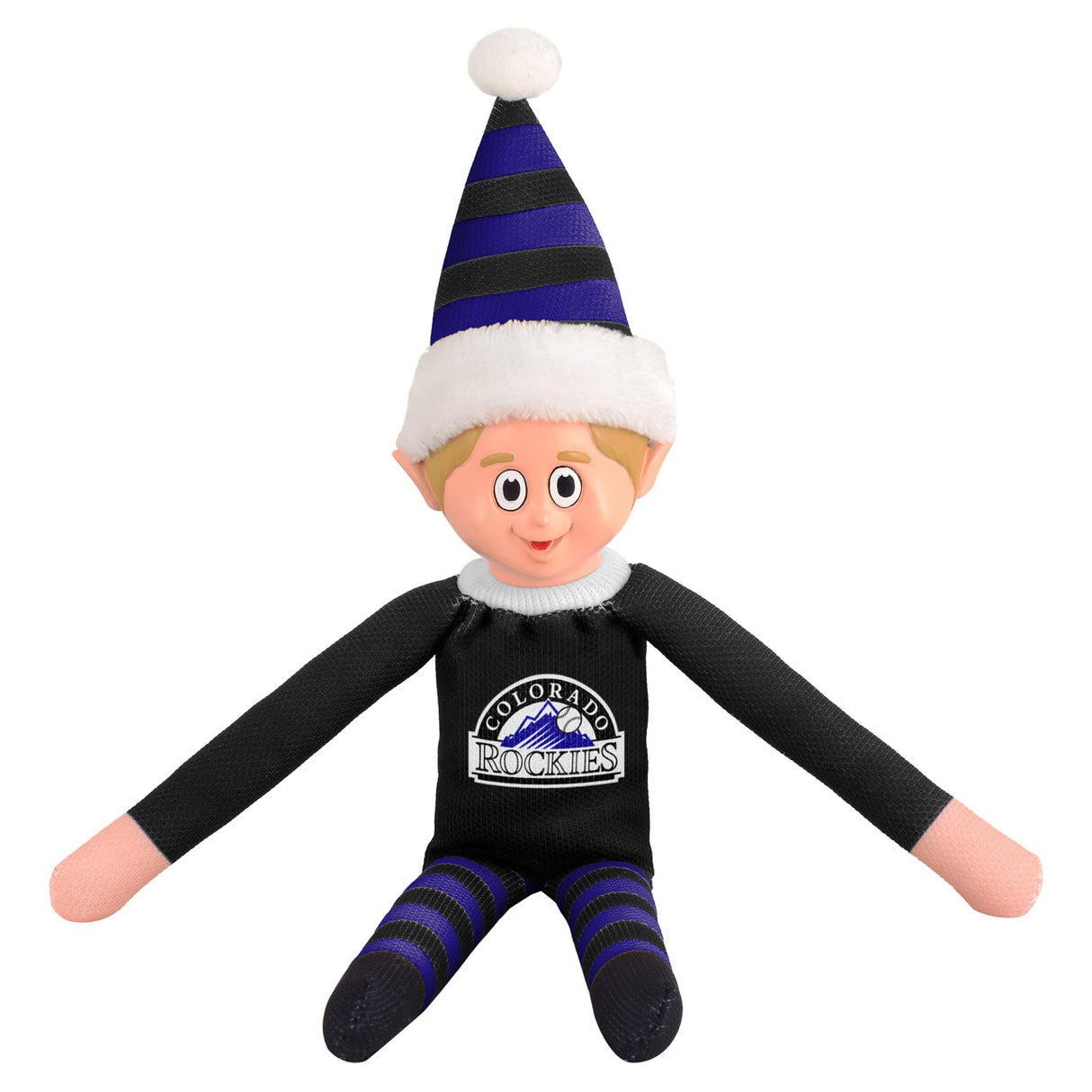 Forever Collectibles Colorado Rockies Plush Elf Fan Gear MLB Colorado Rockies