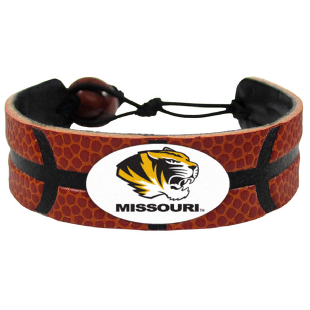 Gamewear Missouri Tigers Classic Basketball Bracelet Fan Gear NCAA Missouri Tigers