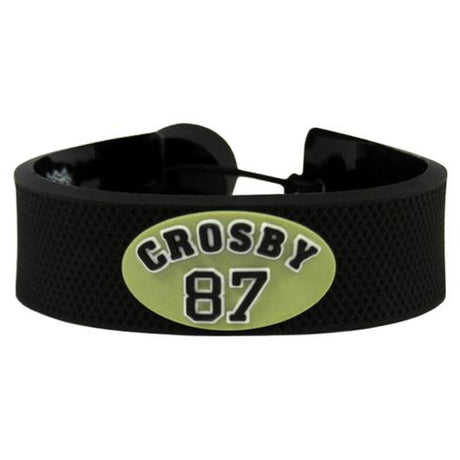 Gamewear Pittsburgh Penguins Team Color Jersey Sidney Crosby Hockey Bracelet Fan Gear NHL Pittsburgh Penguins
