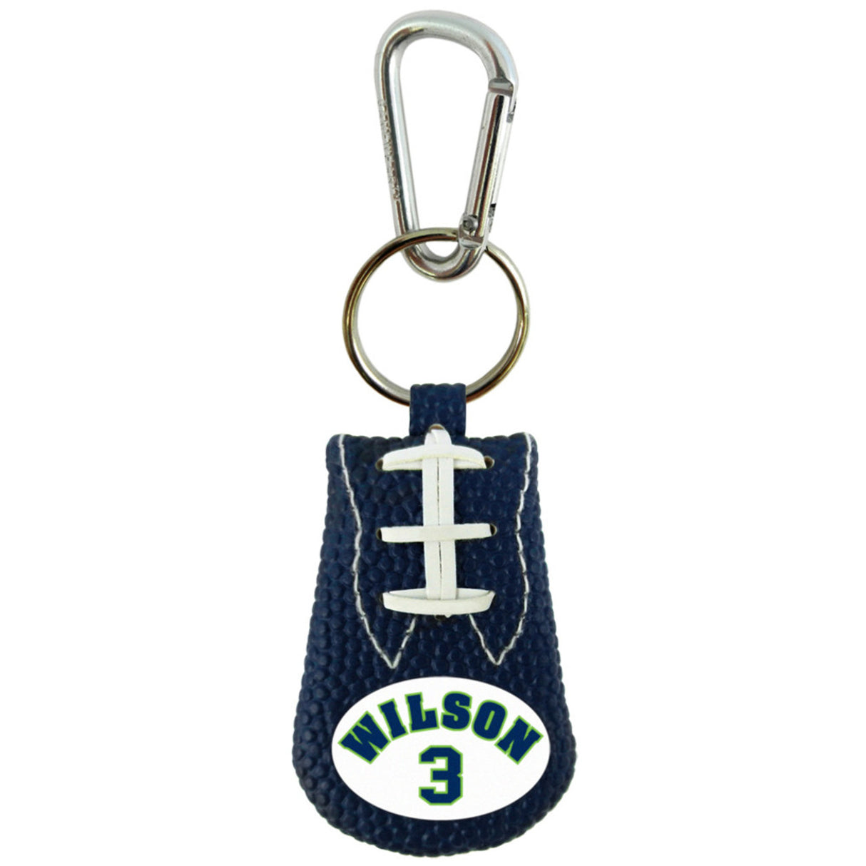 Gamewear Seattle Seahawks Team Color Jersey Russell Wilson Football Keychain Fan Gear NFL Seattle Seahawks