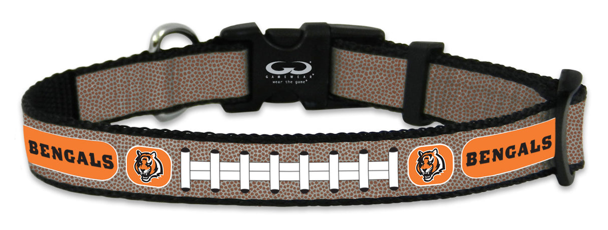 Gamewear Cincinnati Bengals Reflective Football Pet Collar Size Toy Fan Gear NFL Cincinnati Bengals