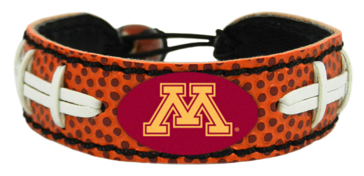 Gamewear Minnesota Golden Gophers Classic Football Bracelet Fan Gear NCAA Minnesota Golden Gophers