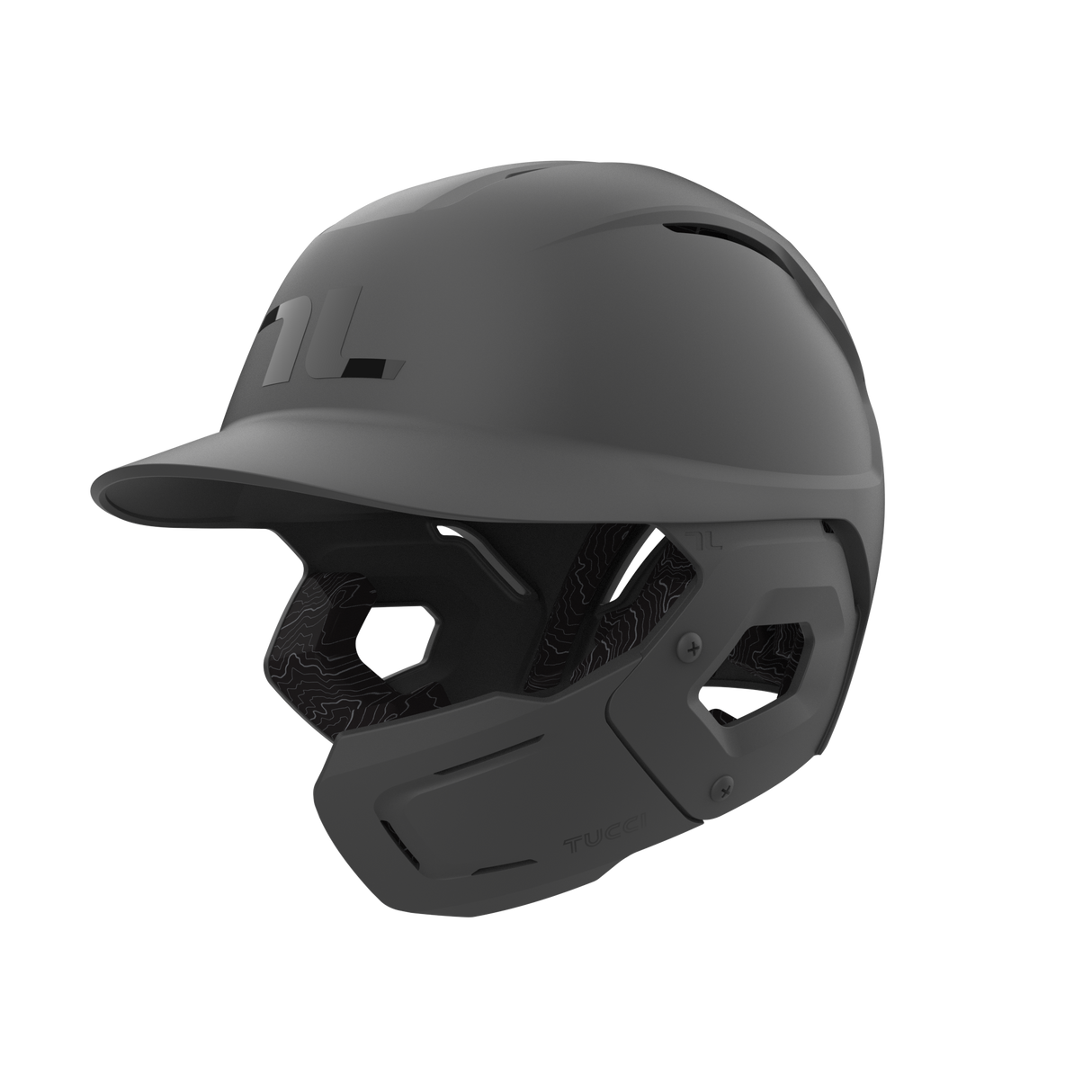 Tucci Potenza Batting Helmet with Jaw Flap Baseball Batting Helmets All
