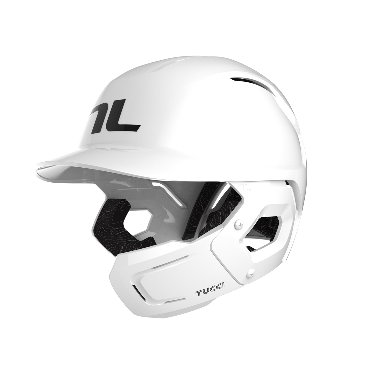 Tucci Potenza Batting Helmet with Jaw Flap Baseball Batting Helmets All