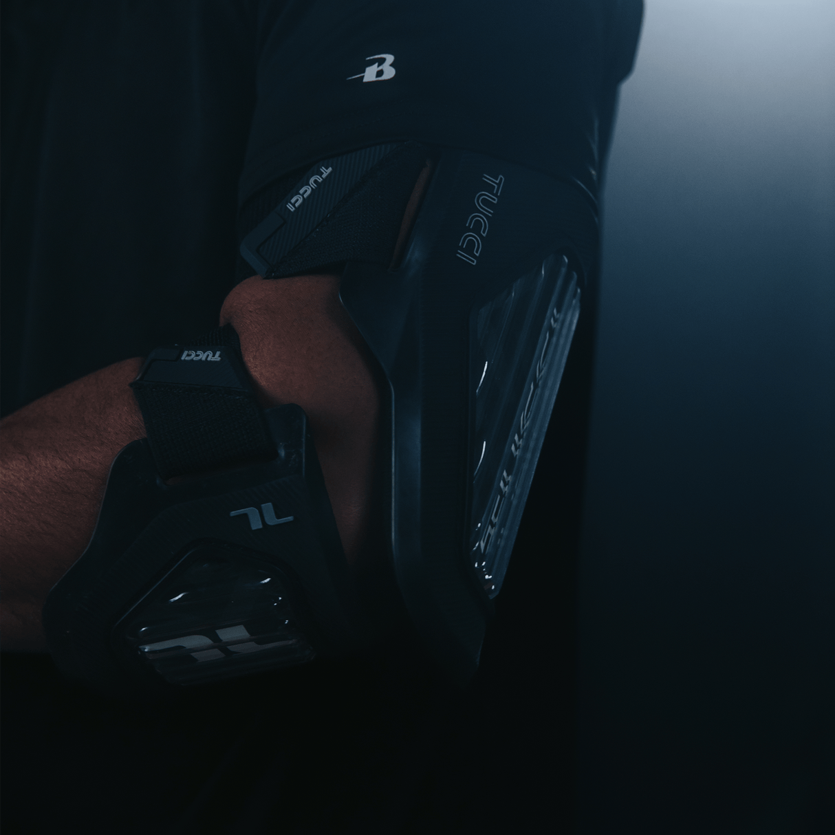 Tucci Verona Batter's Elbow Guard With Attached Forearm Guard Baseball Batter Accessories All