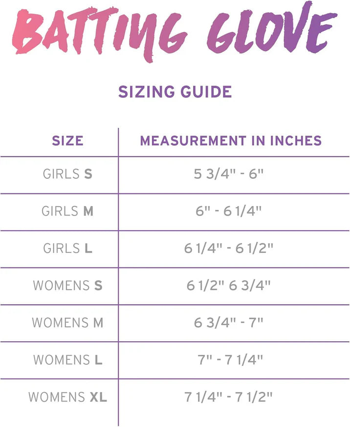 RIP-IT Women's Blister Control Pro Softball Batting Gloves Softball Batting Gloves All