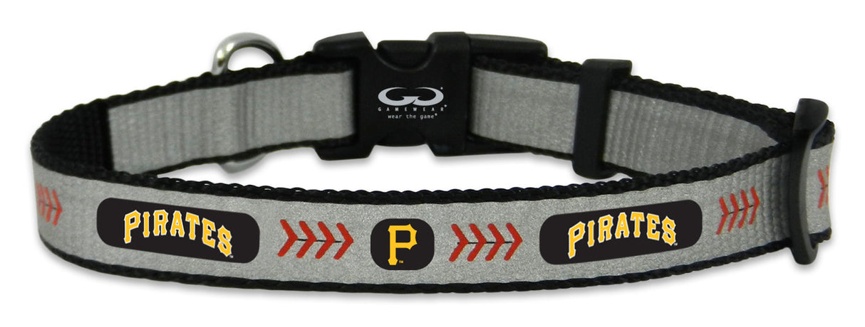Gamewear Pittsburgh Pirates Reflective Baseball Pet Collar Size Toy Fan Gear MLB Pittsburgh Pirates