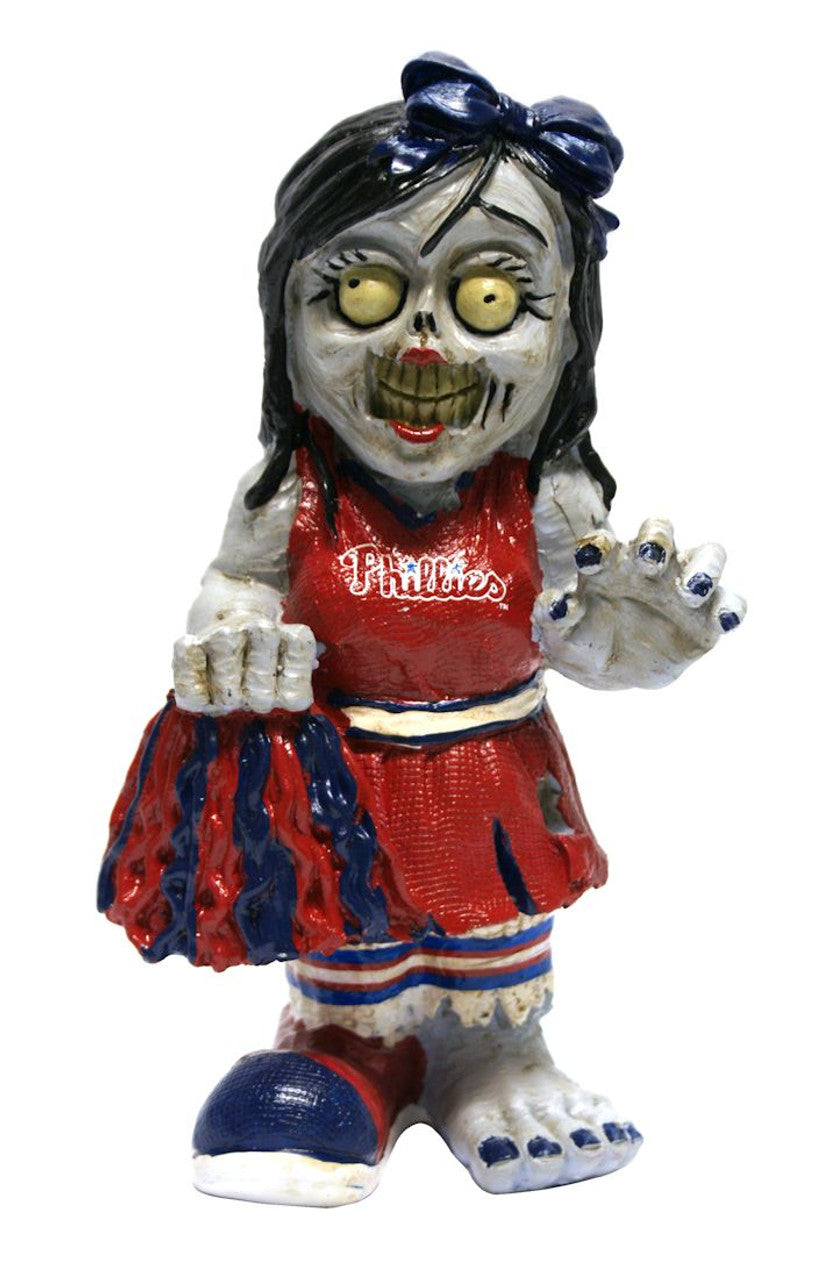 Forever Collectibles Philadelphia Phillies Zombie Cheerleader Figurine Fan Gear MLB Philadelphia Phillies