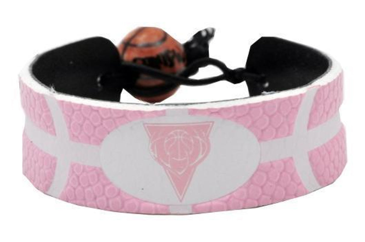 Gamewear Milwaukee Bucks Pink Basketball Bracelet Fan Gear NBA Milwaukee Bucks
