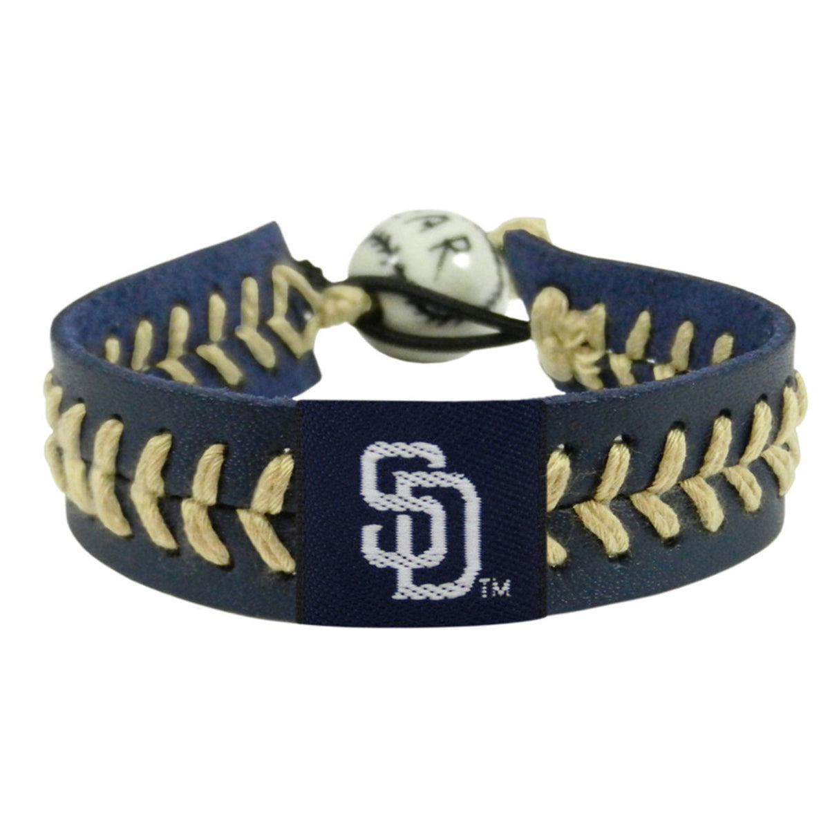 Gamewear San Diego Padres Team Color Baseball Bracelet Fan Gear MLB San Diego Padres
