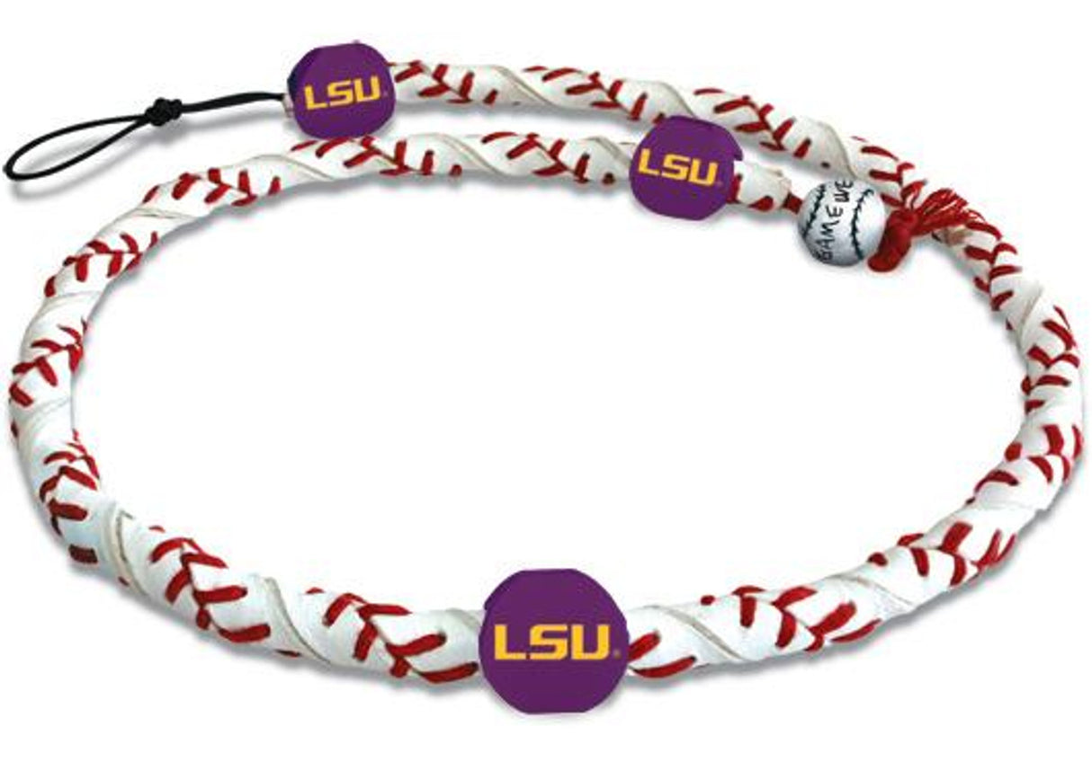 Gamewear LSU Tigers Frozen Rope Classic Baseball Necklace Fan Gear NCAA LSU Tigers