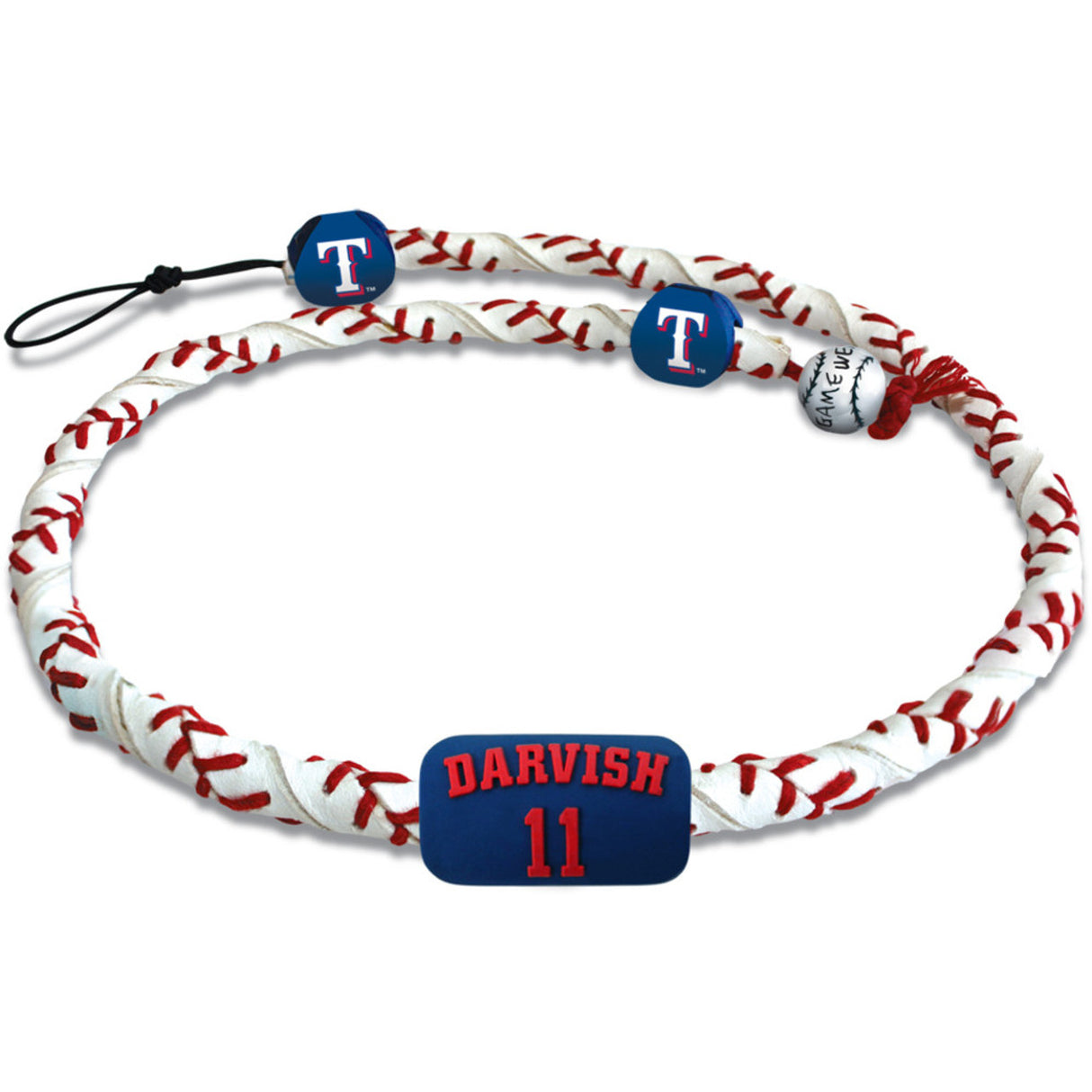 Gamewear Texas Rangers Yu Darvish Frozen Rope Classic Baseball Bracelet Fan Gear MLB Texas Rangers