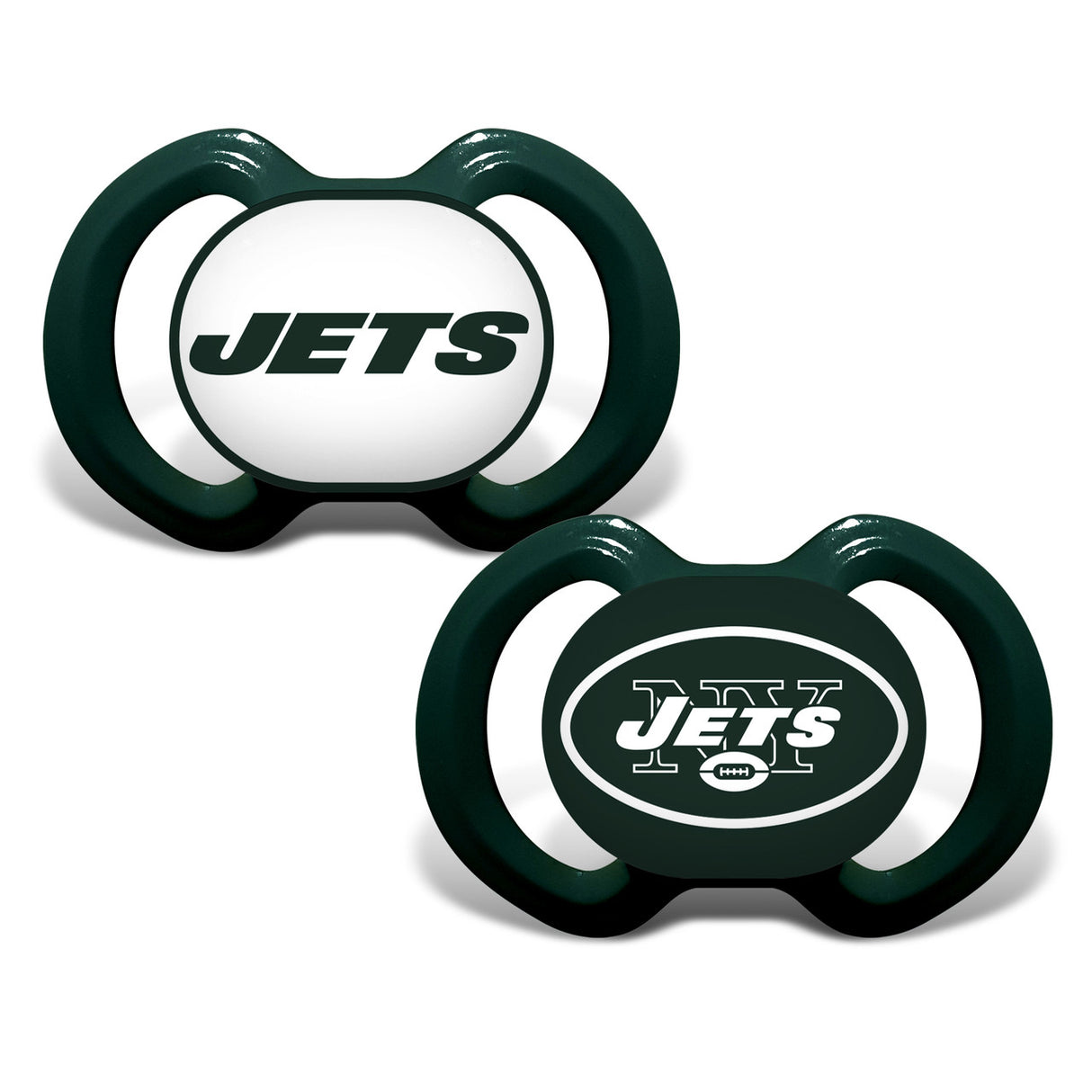 Baby Fanatic New York Jets Pacifier 2 Pack Fan Gear NFL New York Jets